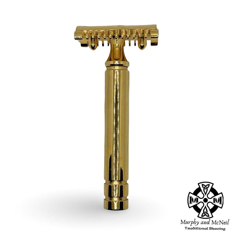 Fatip II Grosso Double-Edge Safety Razor (Gold, Open Comb) - by Fatip (Pre-Owned) Safety Razor Murphy & McNeil Pre-Owned Shaving 