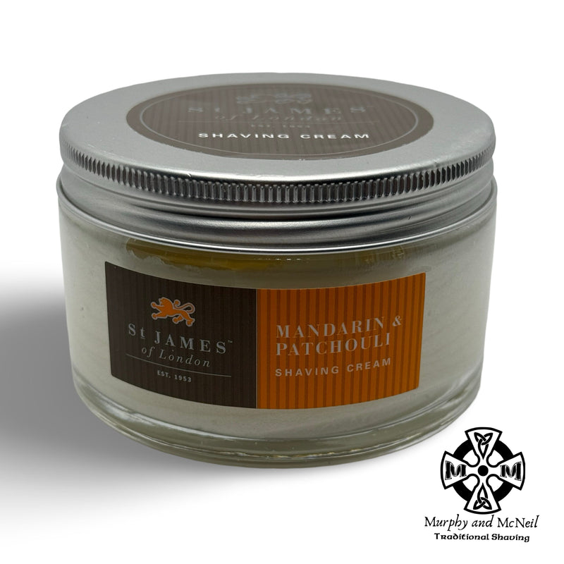 Mandarin & Patchouli Shaving Cream - by St James of London (Pre-Owned) Shave Cream Murphy & McNeil Pre-Owned Shaving 