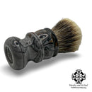 Raptor Gray Shaving Brush (24mm SHD 2-Band) - by Wolf Whiskers (Pre-Owned) Shaving Brush Murphy & McNeil Pre-Owned Shaving 
