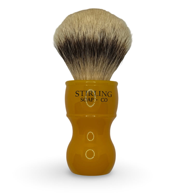 Butterscotch 24mm White Badger Shaving Brush - by Stirling Soap Co. (Used) Shaving Brush MM Consigns (EM) 