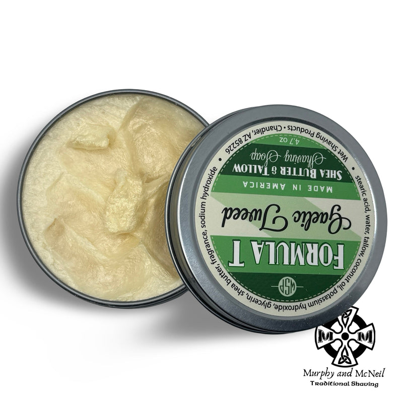 Gaelic Tweed Formula T Shaving Soap - by Wet Shaving Products (Pre-Owned) Shaving Soap Murphy & McNeil Pre-Owned Shaving 