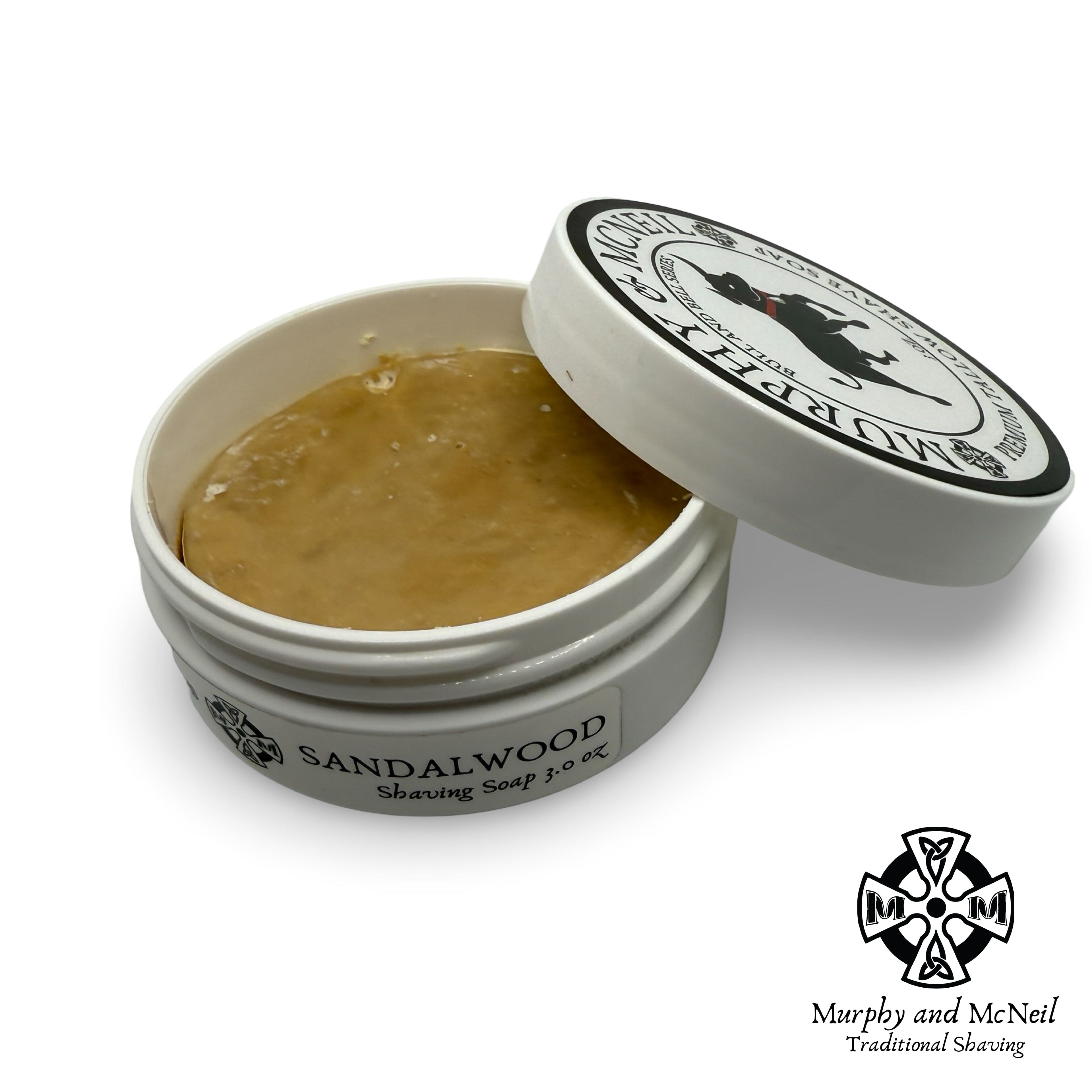 Bull and Bell Sandalwood Shaving Soap (Tallow) - by Murphy and McNeil (Pre-Owned) Shaving Soap Murphy & McNeil Pre-Owned Shaving 