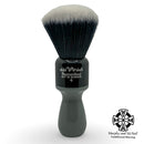 Grey Black Dubl Duck Shaving Brush (26mm Tuxedo Synthetic) - by Heritage Collection (Pre-Owned) Shaving Brush MM Consigns (SW) 