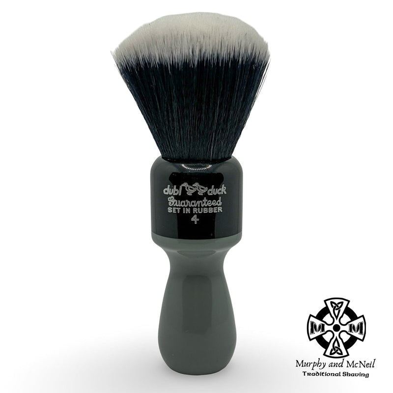 Grey Black Dubl Duck Shaving Brush (26mm Tuxedo Synthetic) - by Heritage Collection (Pre-Owned) Shaving Brush MM Consigns (SW) 