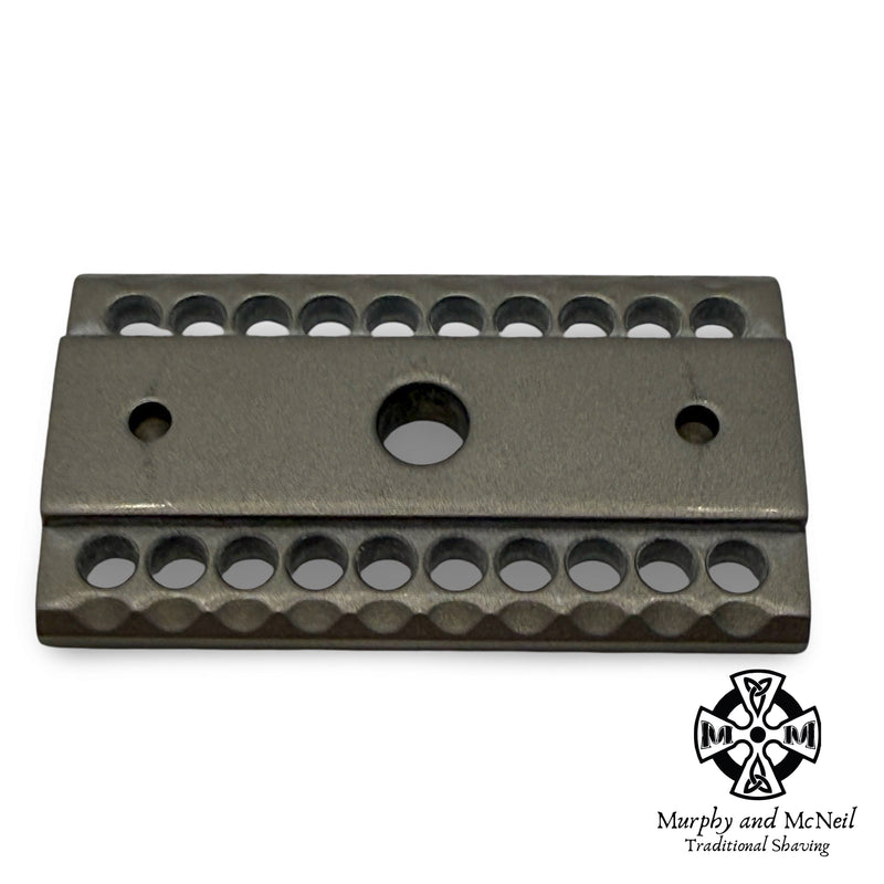 SSM Stainless Steel Safety Razor Base Plate - by Above the Tie (Pre-Owned) Safety Razor Murphy & McNeil Pre-Owned Shaving 