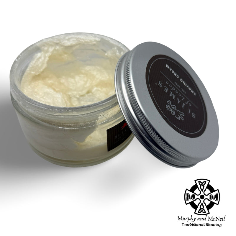 Sandalwood & Bergamot Shaving Cream - by St James of London (Pre-Owned) Shave Cream Murphy & McNeil Pre-Owned Shaving 