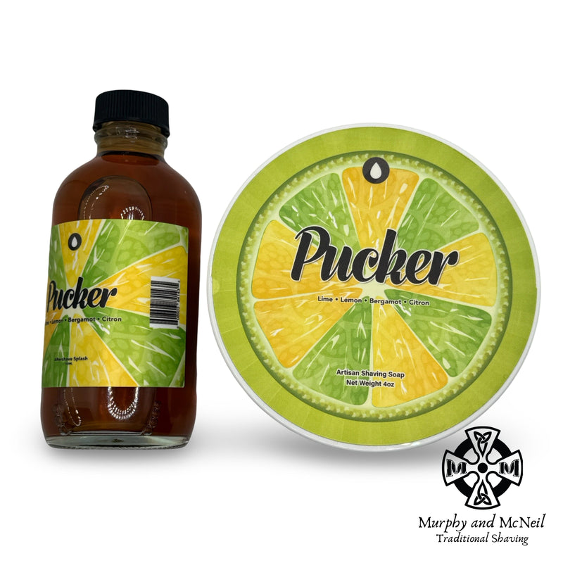 Pucker Shaving Soap and Aftershave Splash - by Chicago Grooming Co. (Used) Shaving Soap MM Consigns (PH) 