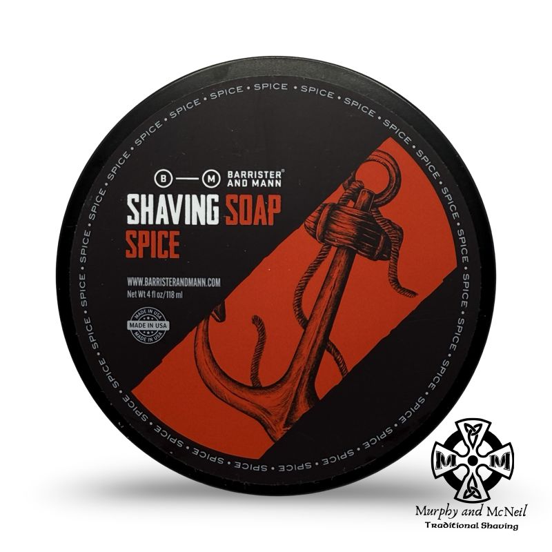 Spice Shaving Soap (Omnibus Base) - by Barrister and Mann (Pre-Owned) Shaving Soap Murphy & McNeil Pre-Owned Shaving 