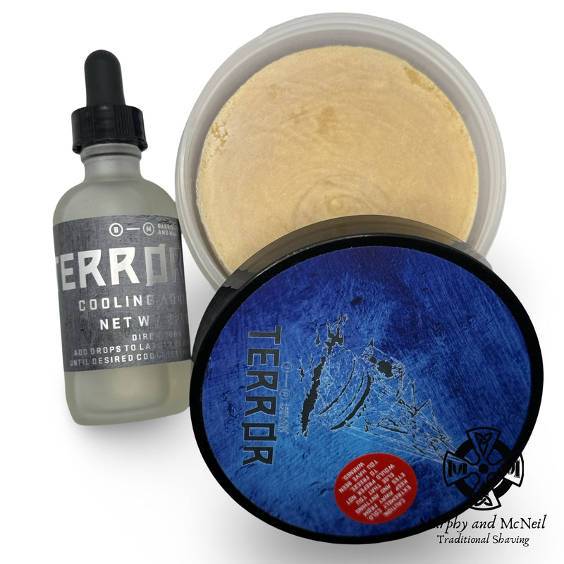 Terror Shaving Soap (Excelsior) and Terrorade Drops - by Barrister and Mann (Used) Shaving Soap MM Consigns (PH) 