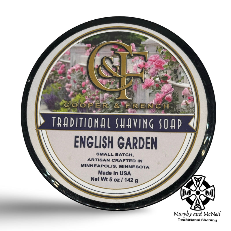 English Garden Shaving Soap - by Cooper & French (Pre-Owned) Shaving Soap Murphy & McNeil Pre-Owned Shaving 