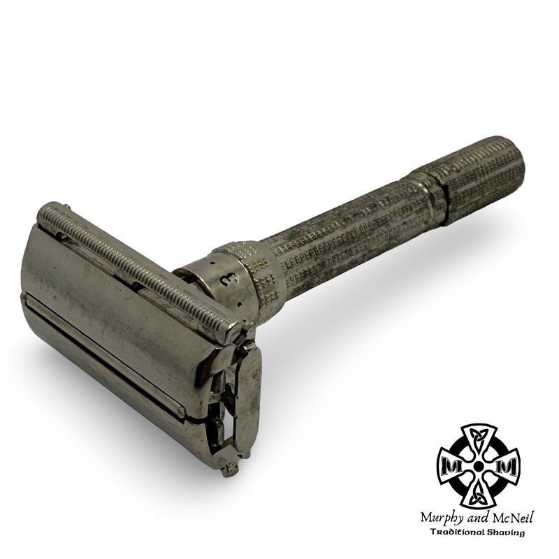 1964 Slim Adjustable J3 TTO Razor - by Gillette (Pre-Owned) Safety Razor Murphy & McNeil Pre-Owned Shaving 