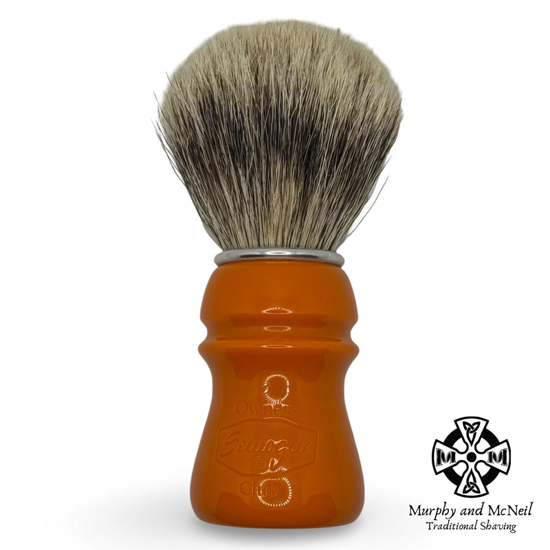 SOC-C5 Owners Club Butterscotch Shaving Brush (Finest Badger - 24mm) - by Semogue (Used) Shaving Brush MM Consigns (NAY) 