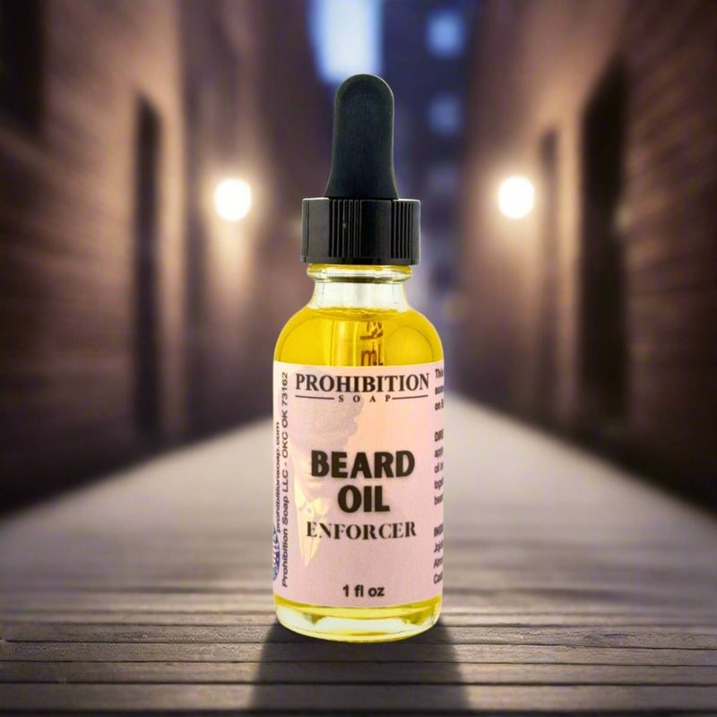 Enforcer Beard Oil Beard Oil Prohibition Soap 