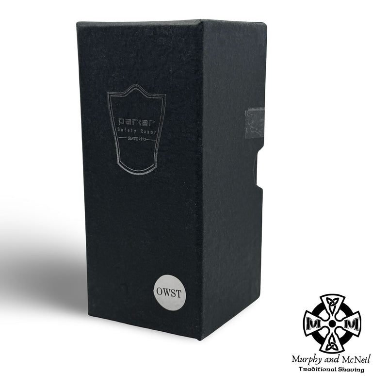 Olivewood Handle Silvertip Badger Shaving Brush and Stand (OWST) - by Parker (Pre-Owned) Shaving Brush Murphy & McNeil Pre-Owned Shaving 