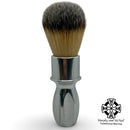 400 Stainless Steel (Plissoft Synthetic) Shaving Brush - by Razorock (Pre-Owned) Cases and Dopp Bags Murphy & McNeil Pre-Owned Shaving 