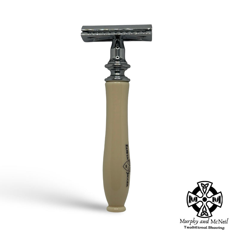 Chatsworth Ivory Handled Safety Razor (IVCSR) - by Edwin Jagger (Pre-O