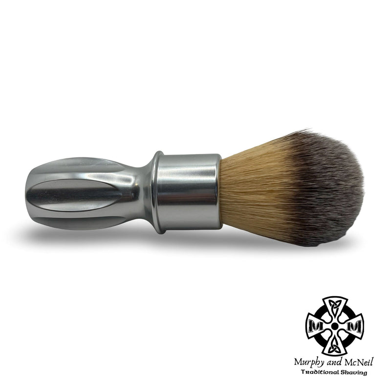 400 Stainless Steel (Plissoft Synthetic) Shaving Brush - by Razorock (Pre-Owned) Cases and Dopp Bags Murphy & McNeil Pre-Owned Shaving 