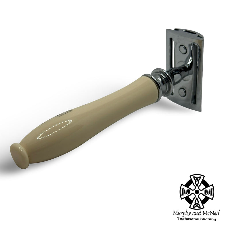 Chatsworth Ivory Handled Safety Razor (IVCSR) - by Edwin Jagger (Pre-Owned) Safety Razor MM Consigns (SW) 
