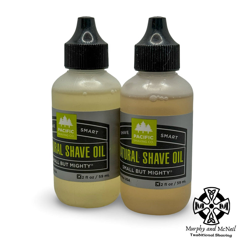 Natural Shave Oil (2 bottles) - by Pacific Shaving Co (Pre-Owned) Pre-Shave Murphy & McNeil Pre-Owned Shaving 