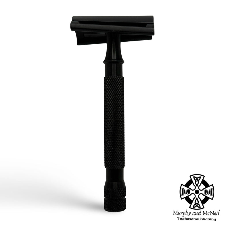 MR18 Black Anodized Slant Safety Razor - by Maggard Razor (Pre-Owned) Safety Razor MM Consigns (SW) 