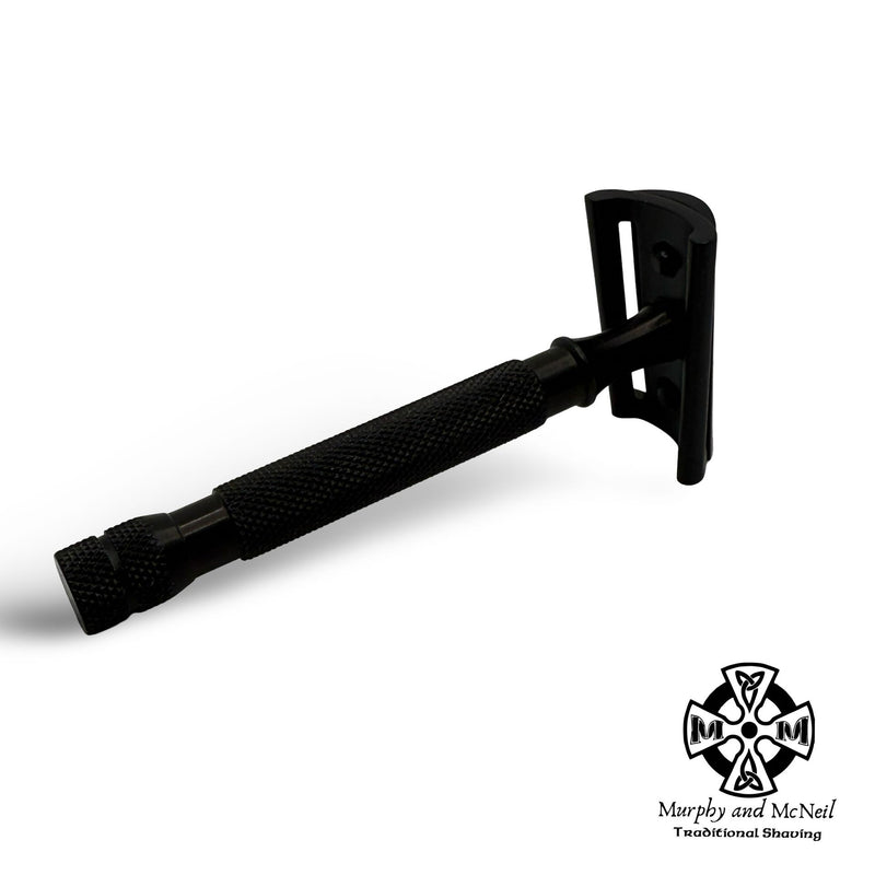 MR18 Black Anodized Slant Safety Razor - by Maggard Razor (Pre-Owned) Safety Razor MM Consigns (SW) 