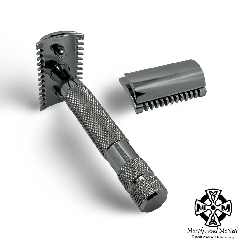 Open Comb Razor with 2 Heads - by Maggard Razor (Pre-Owned) Safety Razor MM Consigns (SW) 