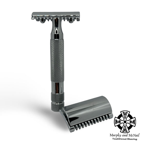 Open Comb Razor with 2 Heads - by Maggard Razor (Pre-Owned) Safety Razor MM Consigns (SW) 