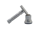 Flexi Adjustable Safety Razor with Stand (Open Comb, Matte) - by Pearl Shaving Safety Razor Murphy and McNeil Store 