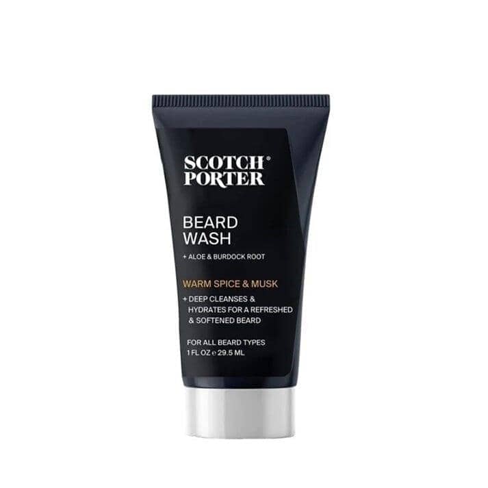 MOISTURIZING BEARD WASH – 1 OZ (TRAVEL SIZE) Beard Washes & Conditioners Scotch Porter 