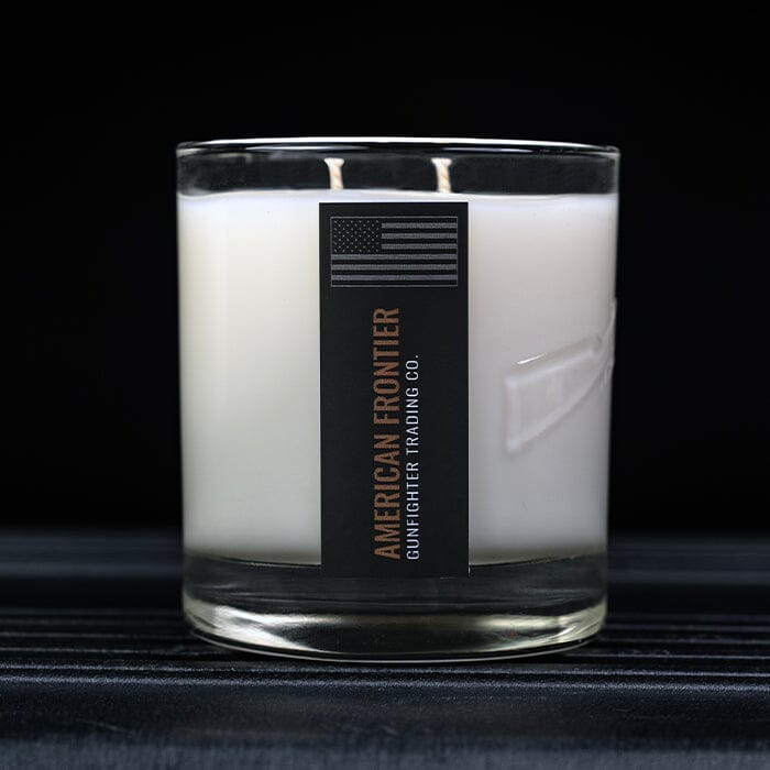 AMERICAN FRONTIER CANDLE (EMBOSSED LEVER ACTION) Candle Gunfighter Trading Co. 
