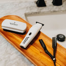 Matte Black Straight Razor Holder Straight Razor Gentlemen Republic 