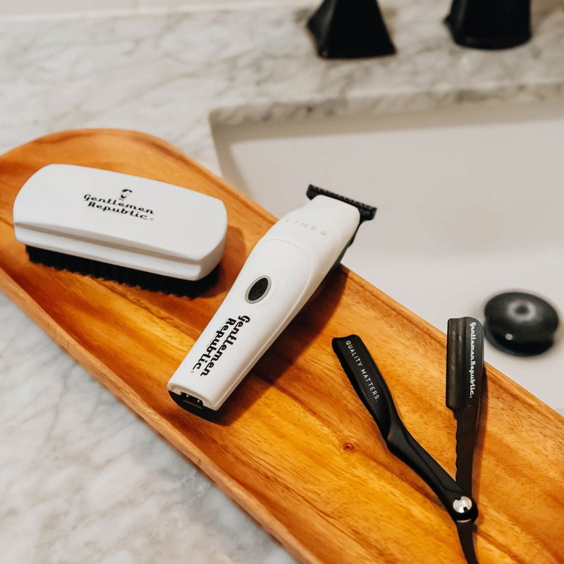 Matte Black Straight Razor Holder Straight Razor Gentlemen Republic 