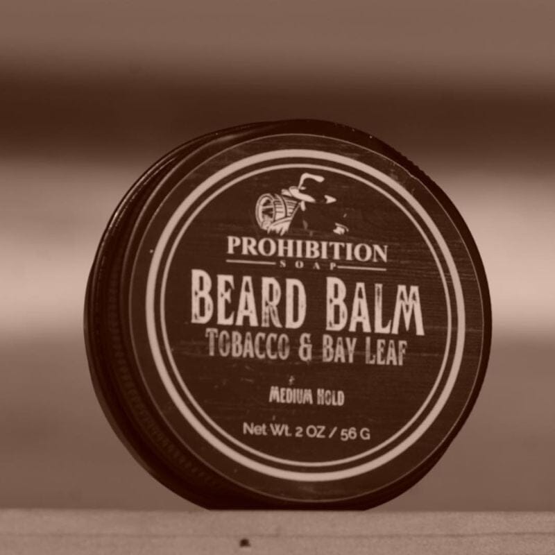 Tobacco & Bay Leaf Beard Balm Beard Balms & Butters Prohibition Soap 