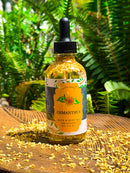 Kitty Karma Studio: Osmanthus oil bottle in garden