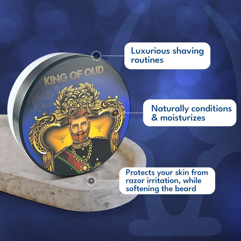 King of Oud Shaving Soap Shaving Soap WhollyKaw 