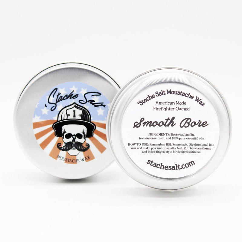 Smooth Bore - Firme Hold Mustache & Beard Wax Beard & Mustache Wax Stache Salt 