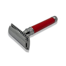 DE81 Red Safety Razor - by Edwin Jagger (Pre-Owned) Safety Razor Murphy & McNeil Pre-Owned Shaving 