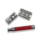 DE81 Red Safety Razor - by Edwin Jagger (Pre-Owned) Safety Razor Murphy & McNeil Pre-Owned Shaving 