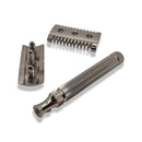 Piccolo Safety Razor (Silver, Open Comb) - by Fatip (Pre-Owned) Safety Razor Murphy & McNeil Pre-Owned Shaving 
