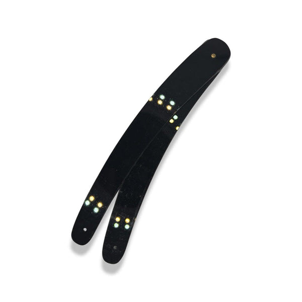 Black Acrylic Straight Razor Replacement Scales - (Pre-Owned) Straight Razor Murphy & McNeil Pre-Owned Shaving 