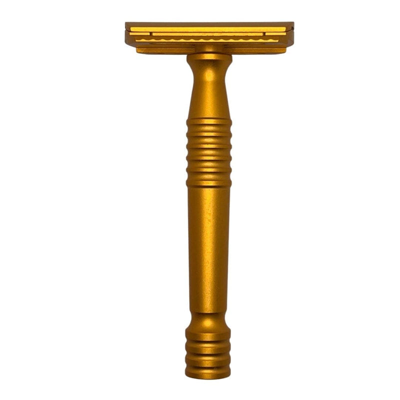 Lupo Gold Aluminum DE Safety Razor - by Razorock (Pre-Owned) Safety Razor Murphy & McNeil Pre-Owned Shaving 