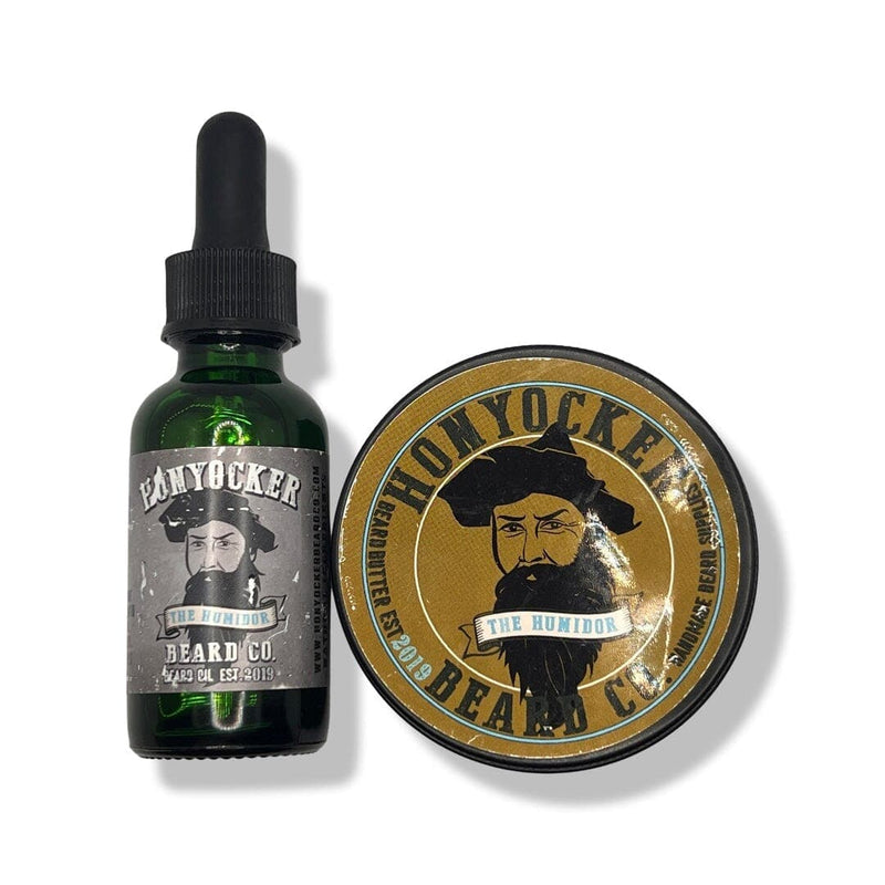 The Humidor Beard Oil and Balm Combo - by Honyocker (Pre-Owned) Beard Butter & Oil Bundle Murphy & McNeil Pre-Owned Shaving 