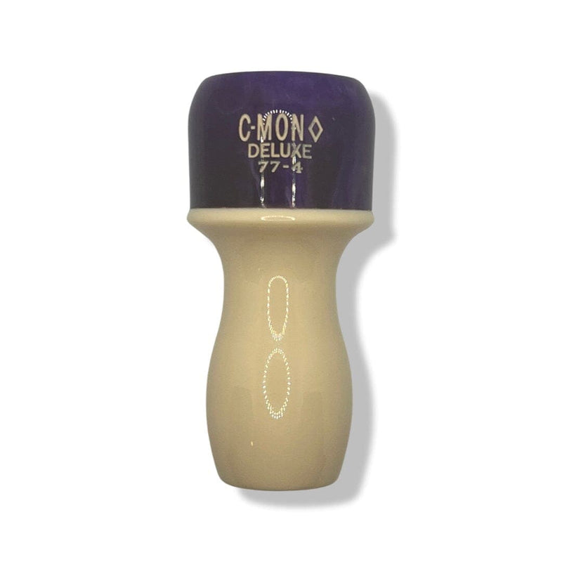 Cream & Purple C-MON 77-4 Type Shaving Brush (26mm Handle Only) - by Heritage Collection (Pre-Owned) Shaving Brush Murphy & McNeil Pre-Owned Shaving 