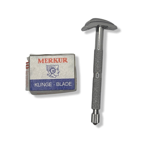 Detailing Razor MK-907 with Blades - by Merkur (Pre-Owned) Safety Razor Murphy & McNeil Pre-Owned Shaving 