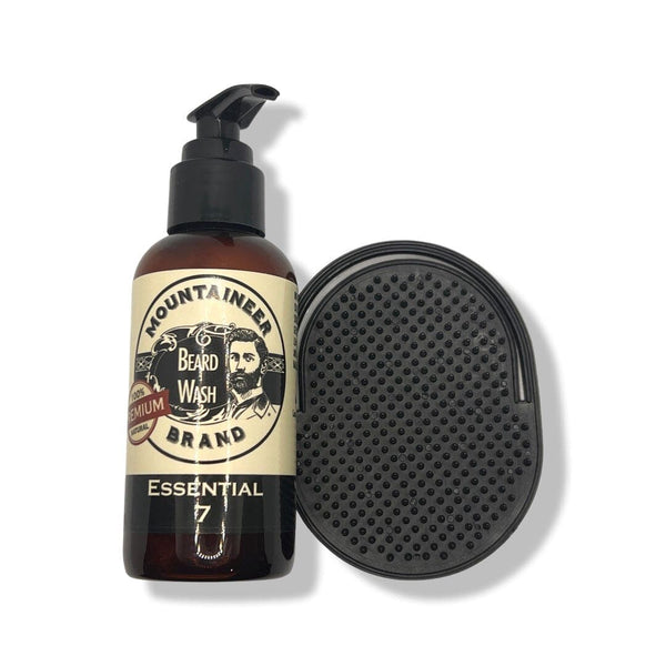 Essential 7 Beard Wash & Shower Brush - by Mountaineer (Pre-Owned) Beard Washes & Conditioners Murphy & McNeil Pre-Owned Shaving 