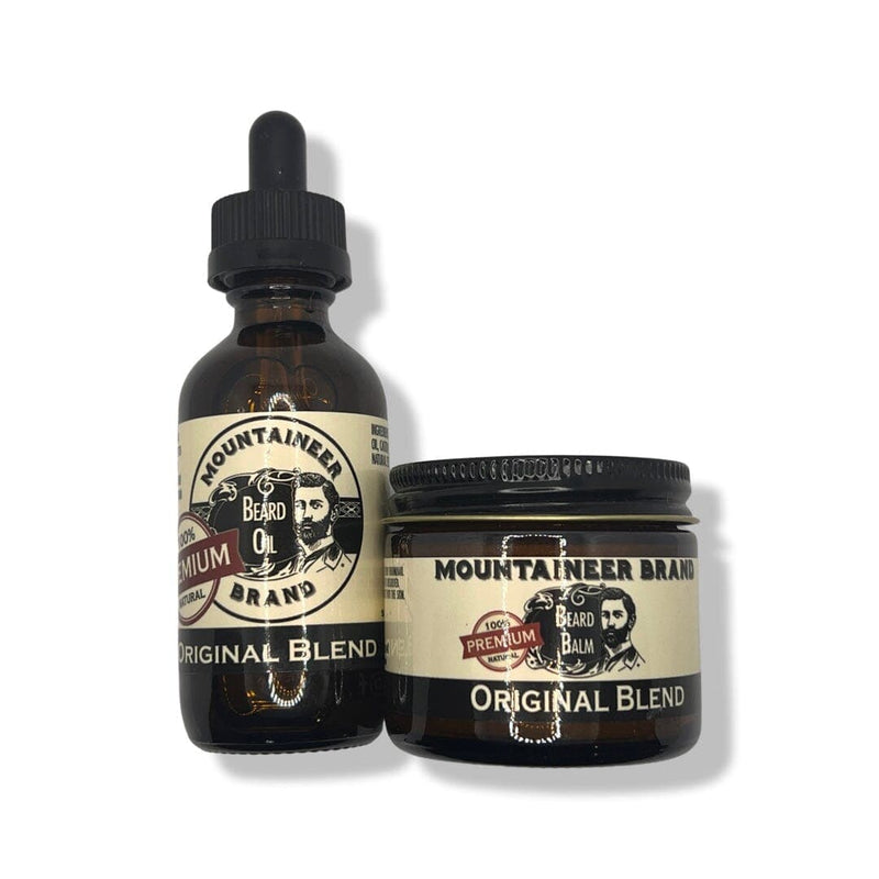 Original Blend Beard Oil and Balm Combo - by Mountaineer (Pre-Owned) Beard Butter & Oil Bundle Murphy & McNeil Pre-Owned Shaving 