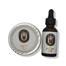 Natural Mack Unscented Beard Oil and Balm Combo - by Bearded Mack (Pre-Owned) Beard Butter & Oil Bundle Murphy & McNeil Pre-Owned Shaving 
