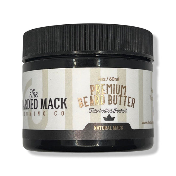 Natural Mack Unscented Beard Butter - by Bearded Mack (Pre-Owned) Beard Balms & Butters Murphy & McNeil Pre-Owned Shaving 