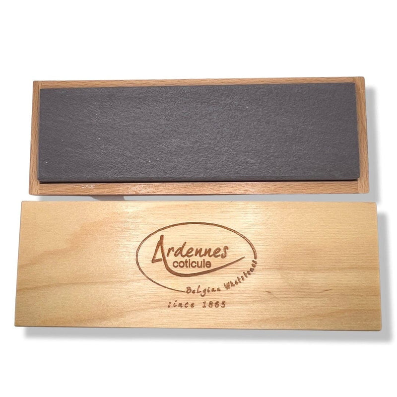 Belgian Blue Razor Hone (200x60mm) in Box - by Ardennes (Pre-Owned) Razor Strops and Hones Murphy & McNeil Pre-Owned Shaving 