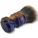 Purple Resin & Wood Shaving Brush (28mm SHD Fan) - by Oumo (Pre-Owned) Shaving Brush Murphy & McNeil Pre-Owned Shaving 
